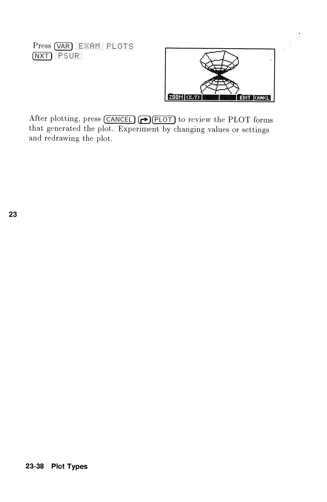 HP 48gx Graphing manual 