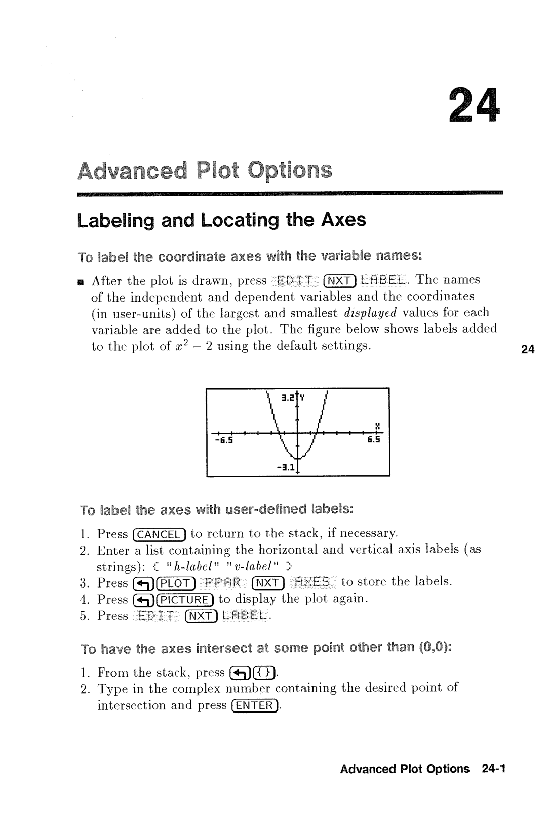 HP 48gx Graphing manual 