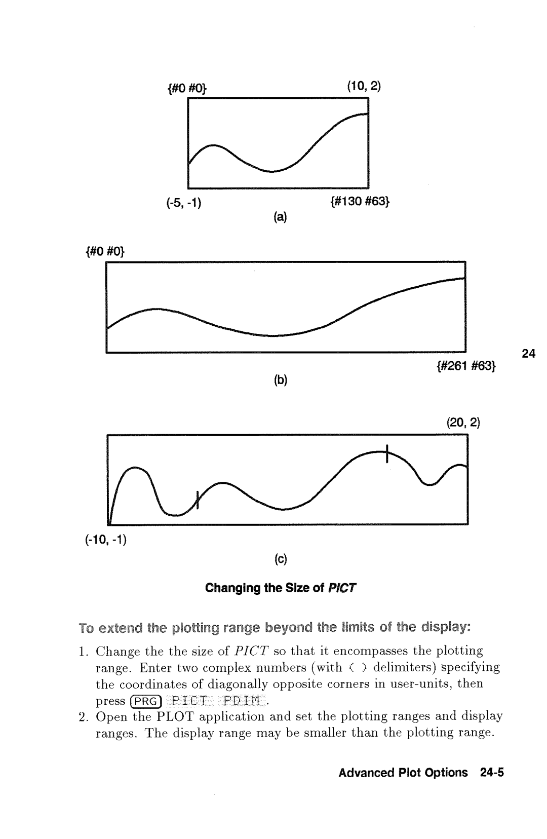 HP 48gx Graphing manual 