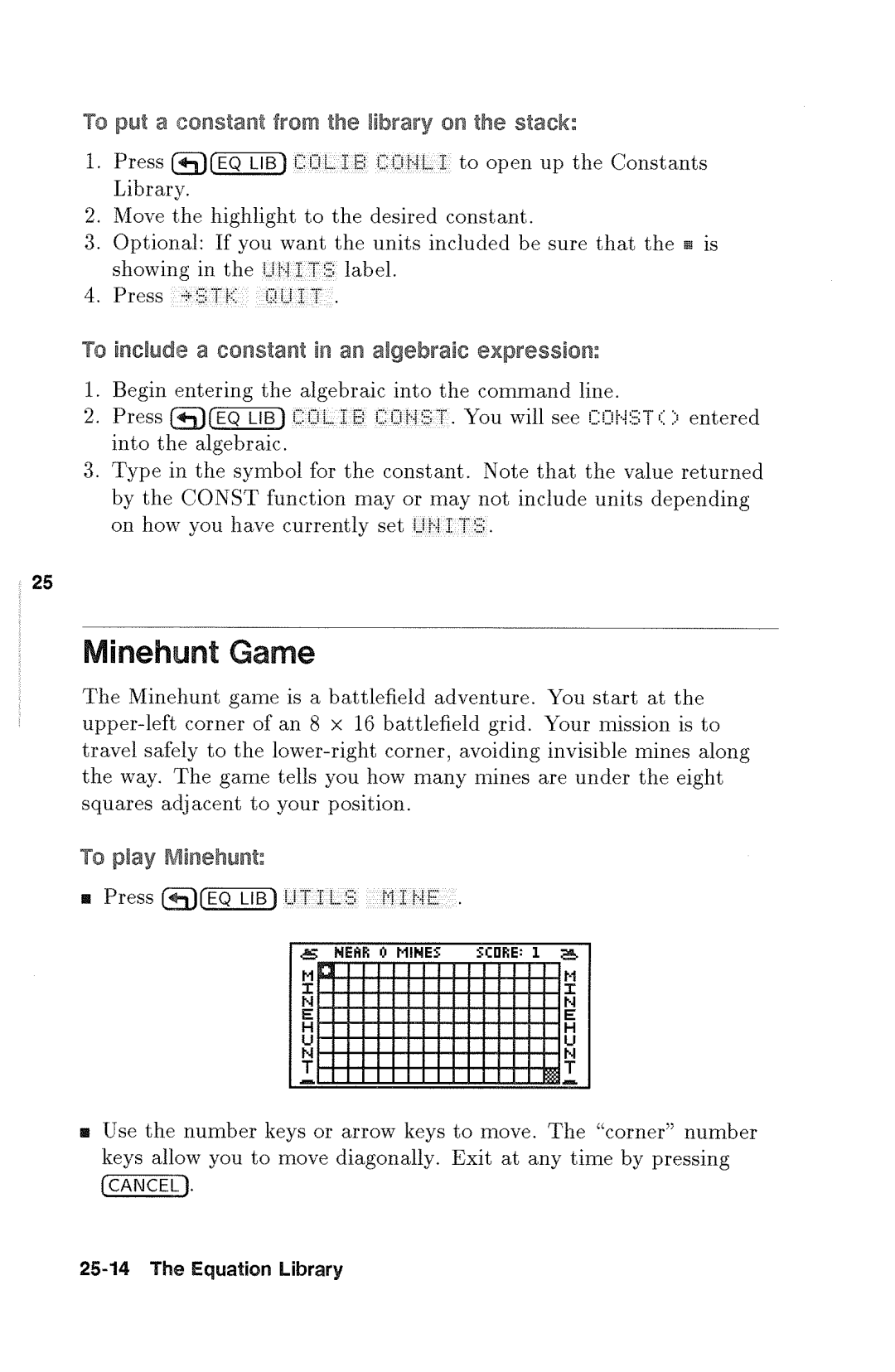 HP 48gx Graphing manual 