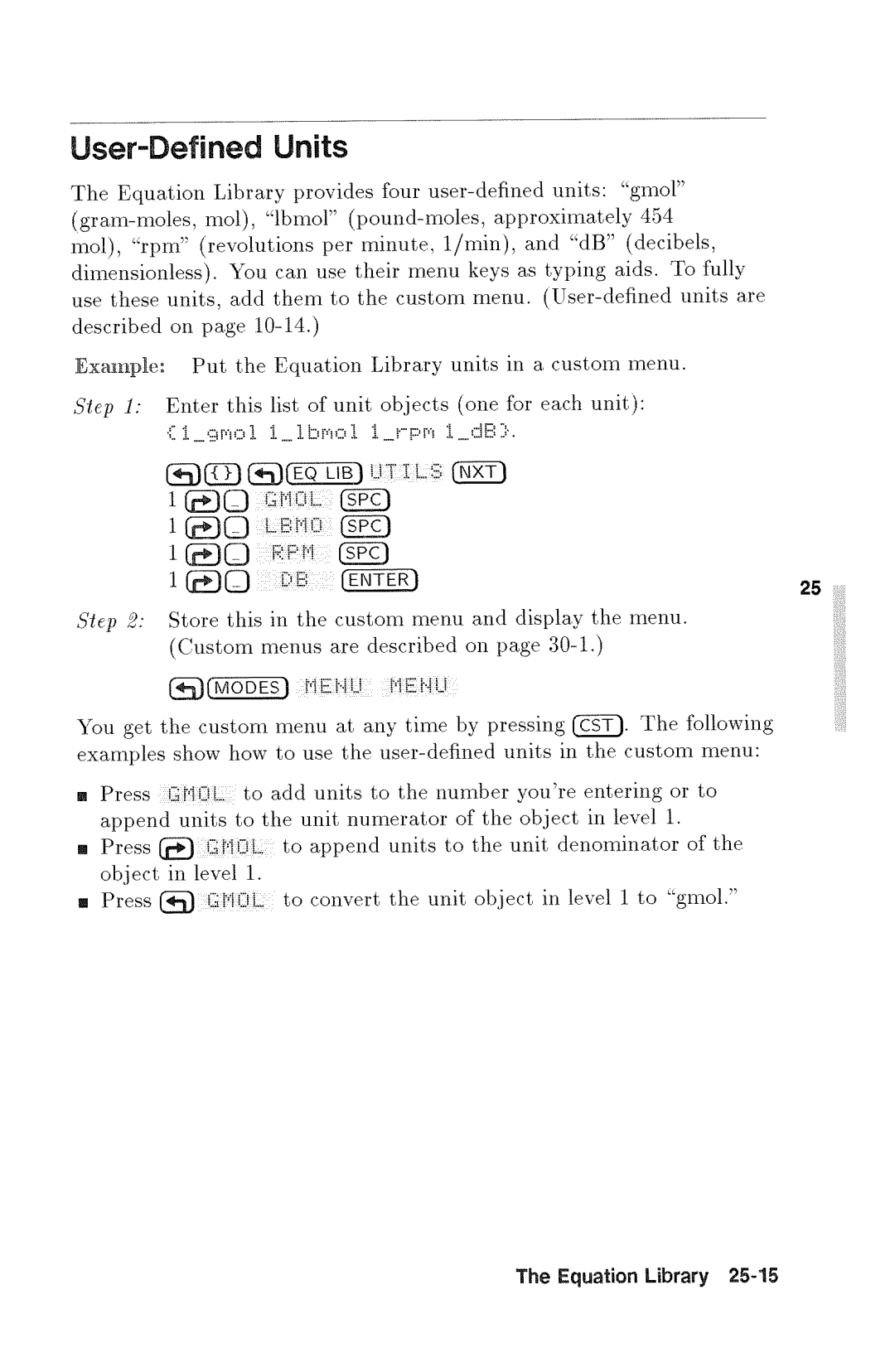 HP 48gx Graphing manual 