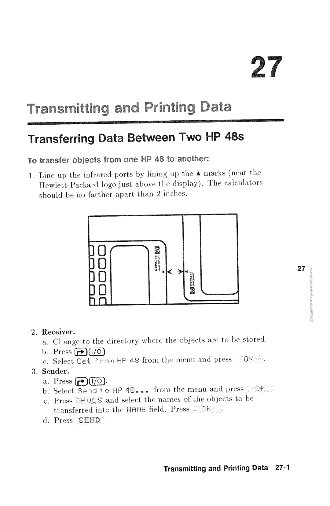 HP 48gx Graphing manual 