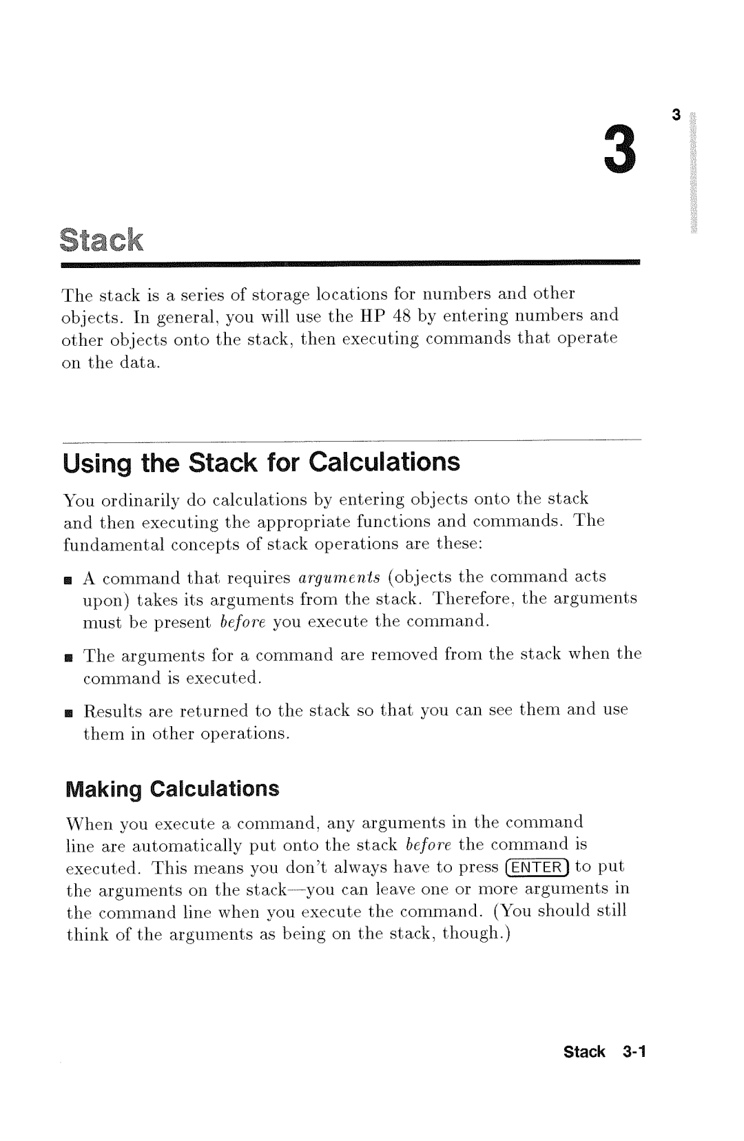 HP 48gx Graphing manual 