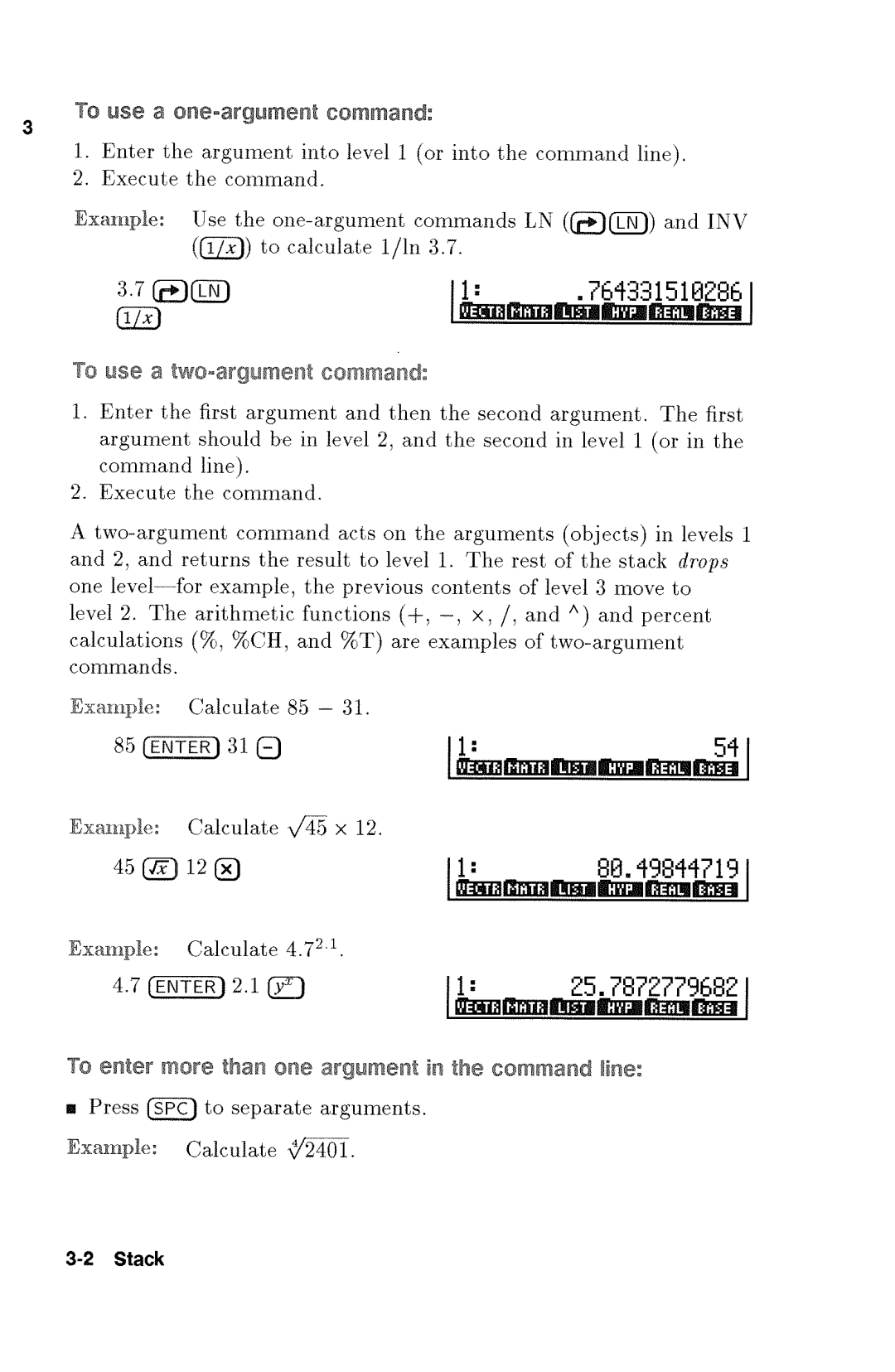 HP 48gx Graphing manual 