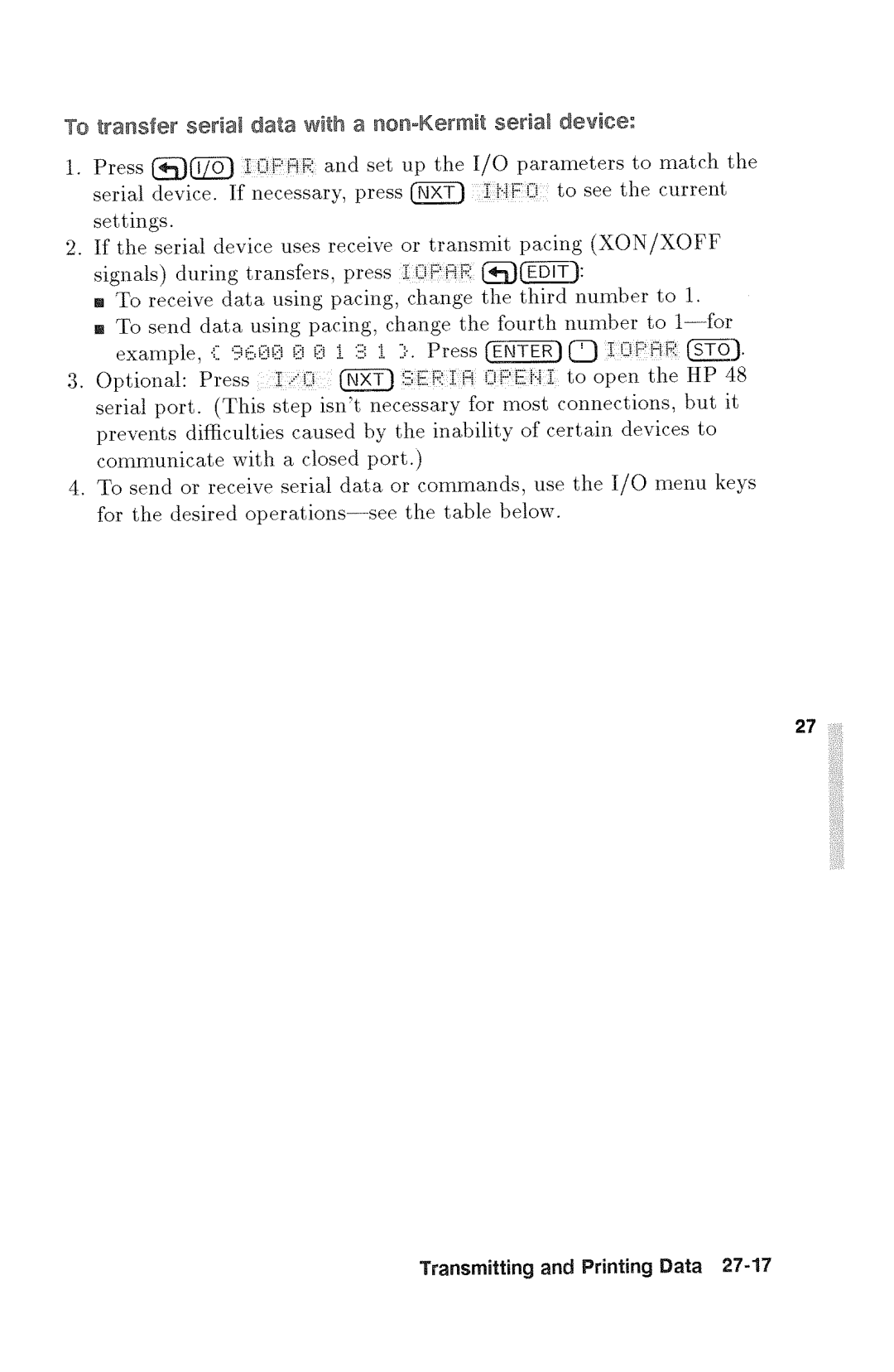 HP 48gx Graphing manual 