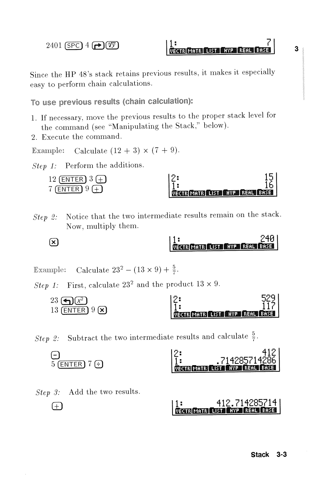 HP 48gx Graphing manual 