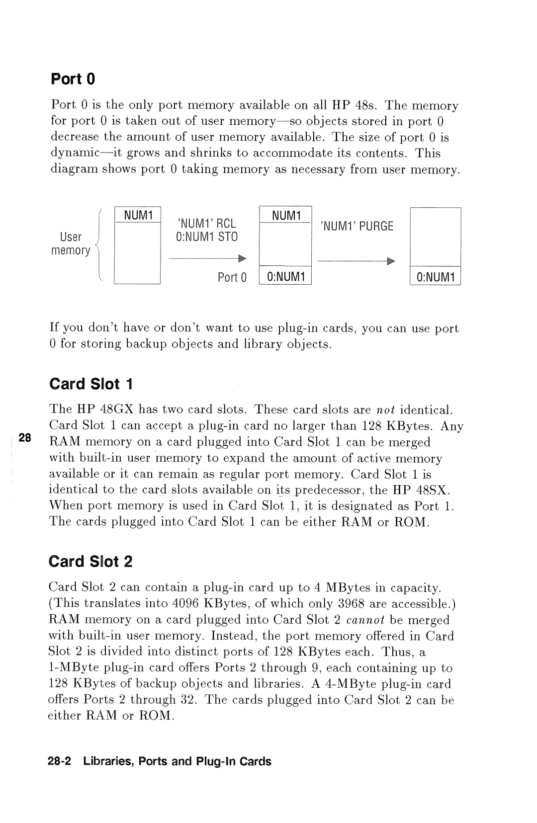 HP 48gx Graphing manual 