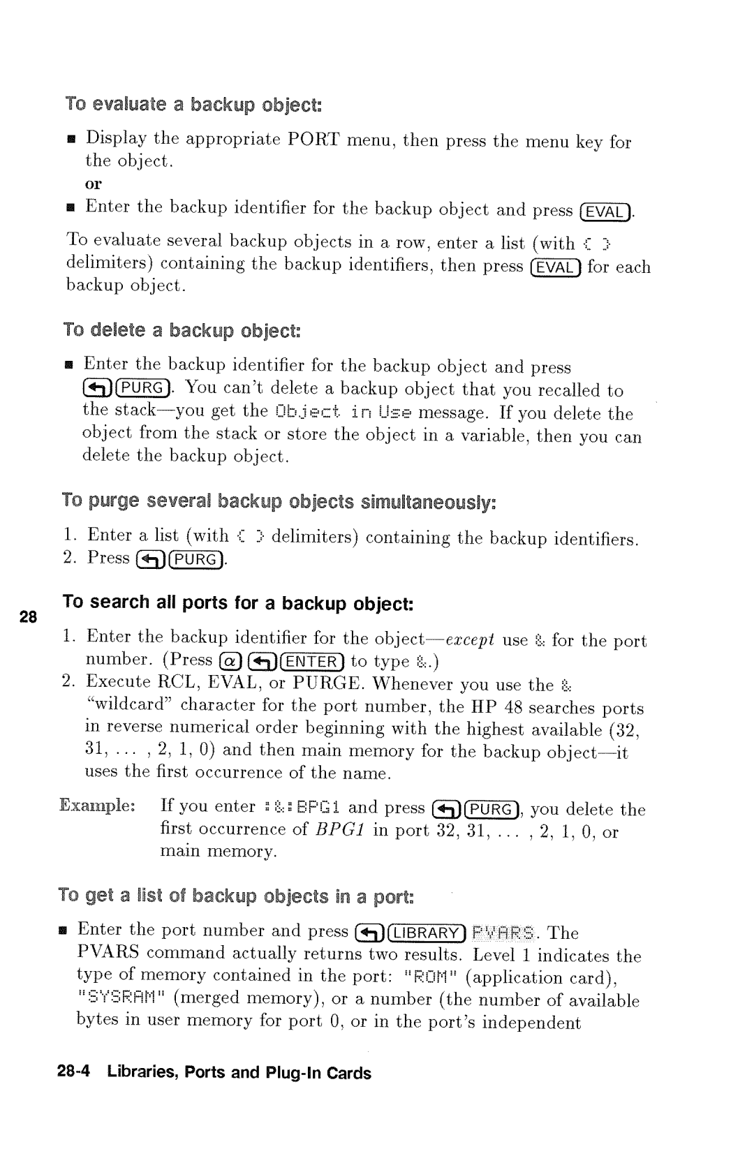 HP 48gx Graphing manual 