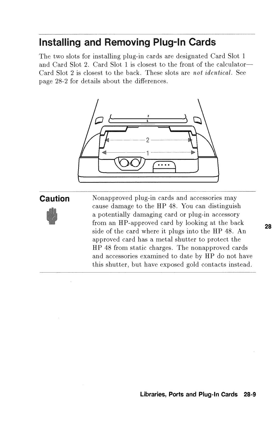 HP 48gx Graphing manual 