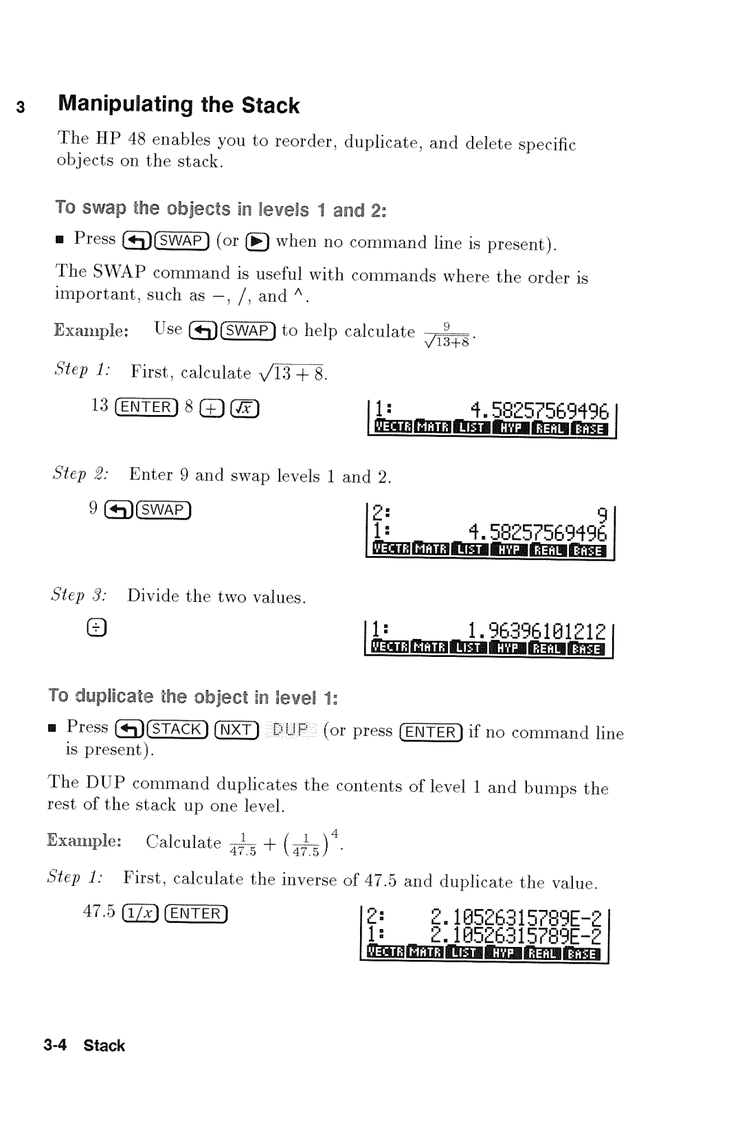 HP 48gx Graphing manual 