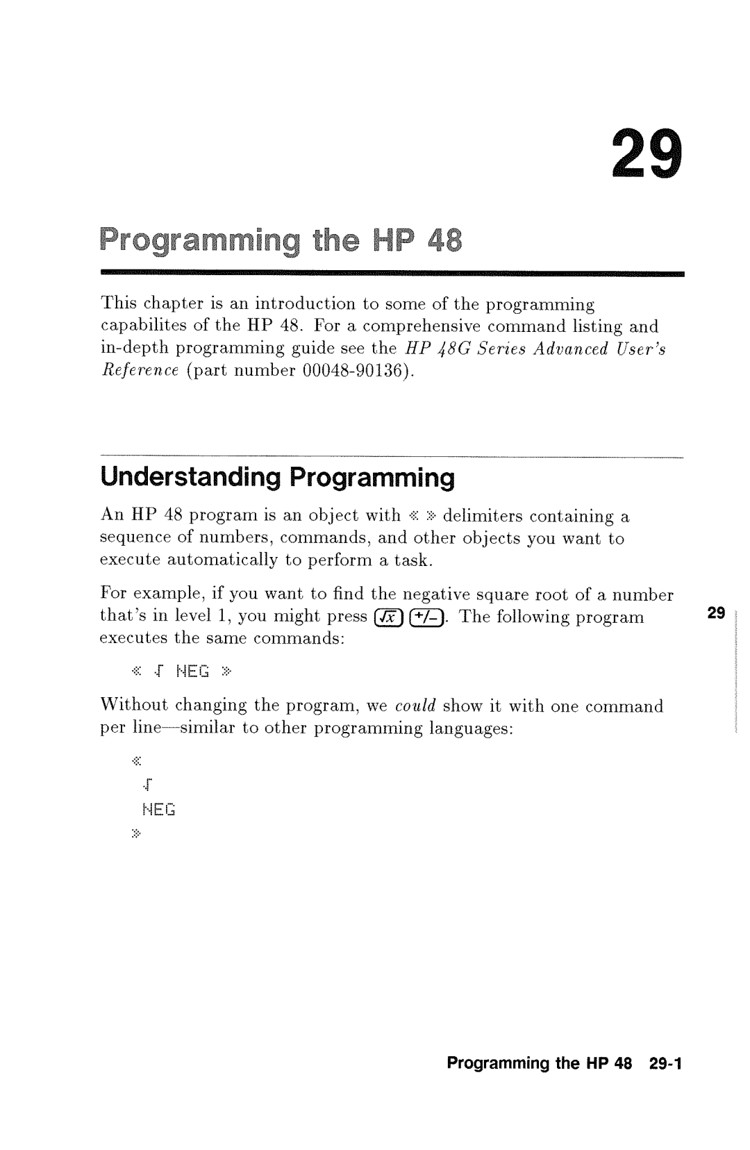 HP 48gx Graphing manual 