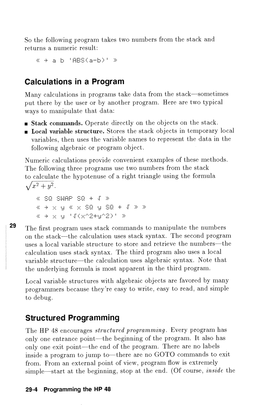 HP 48gx Graphing manual 