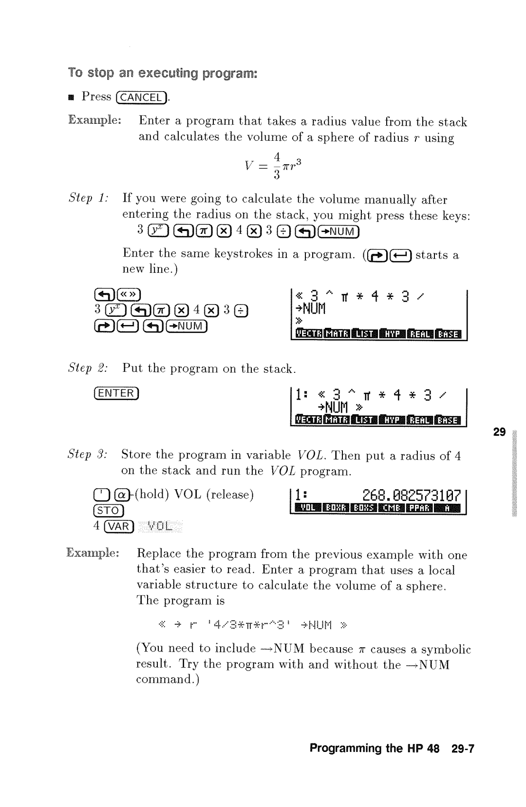 HP 48gx Graphing manual 