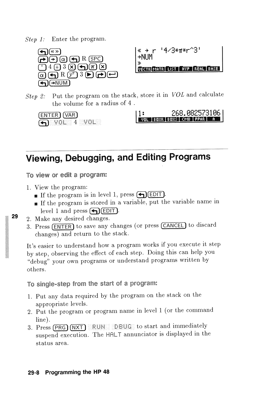 HP 48gx Graphing manual 