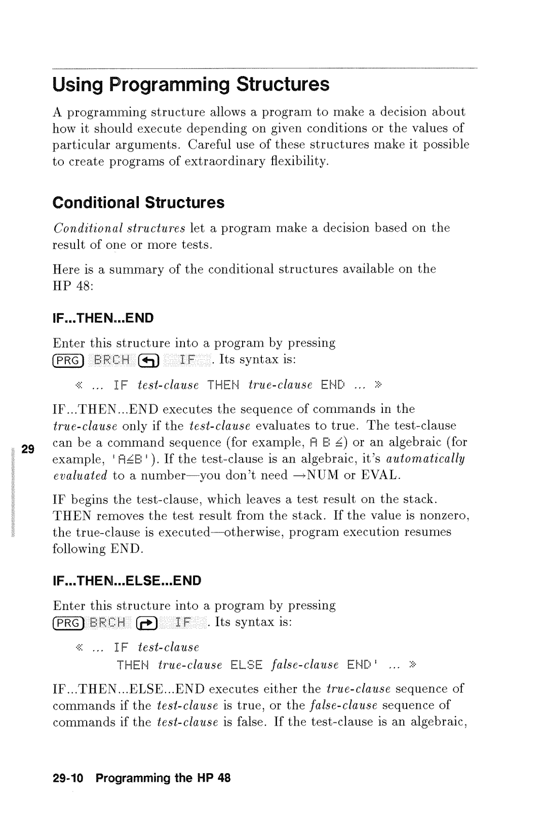 HP 48gx Graphing manual 