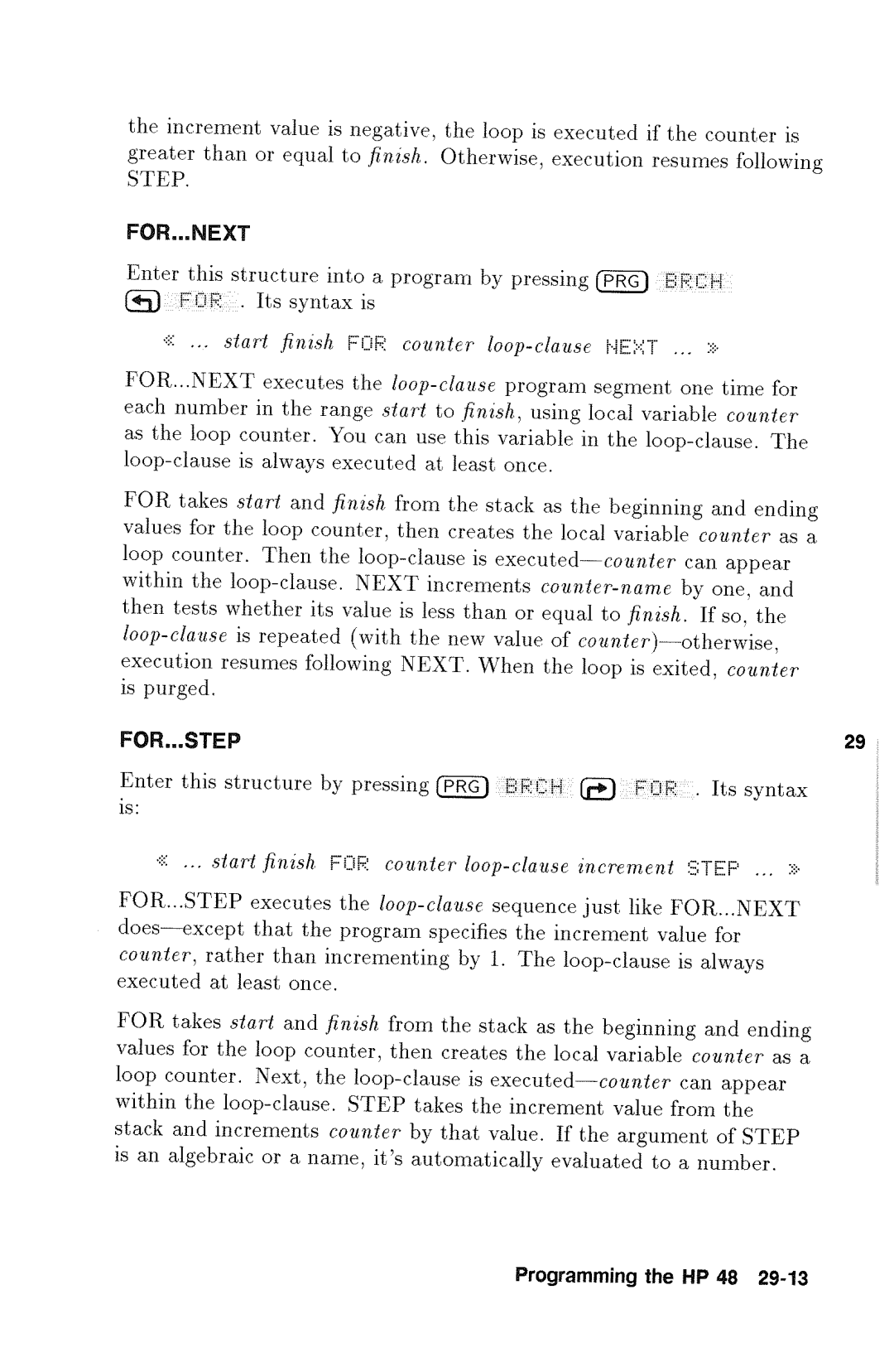 HP 48gx Graphing manual 