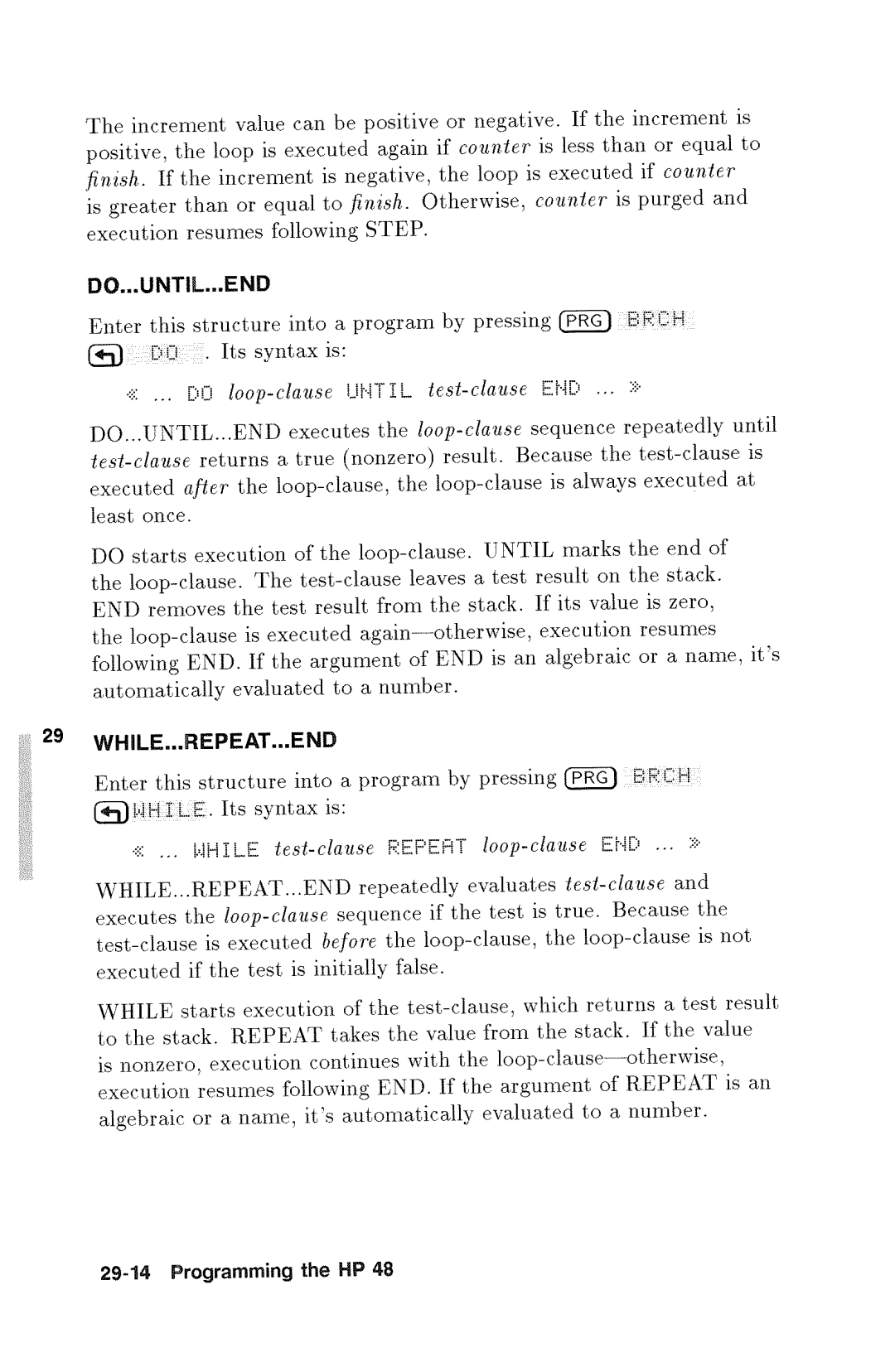 HP 48gx Graphing manual 