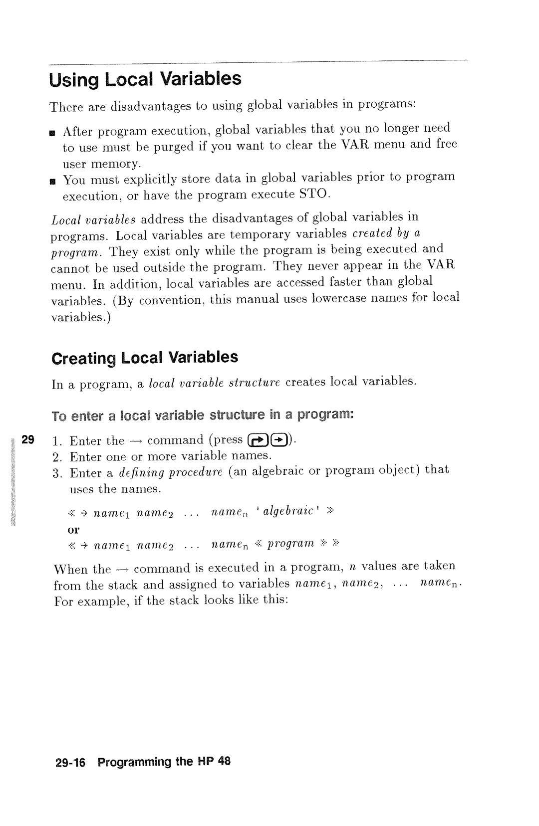 HP 48gx Graphing manual 