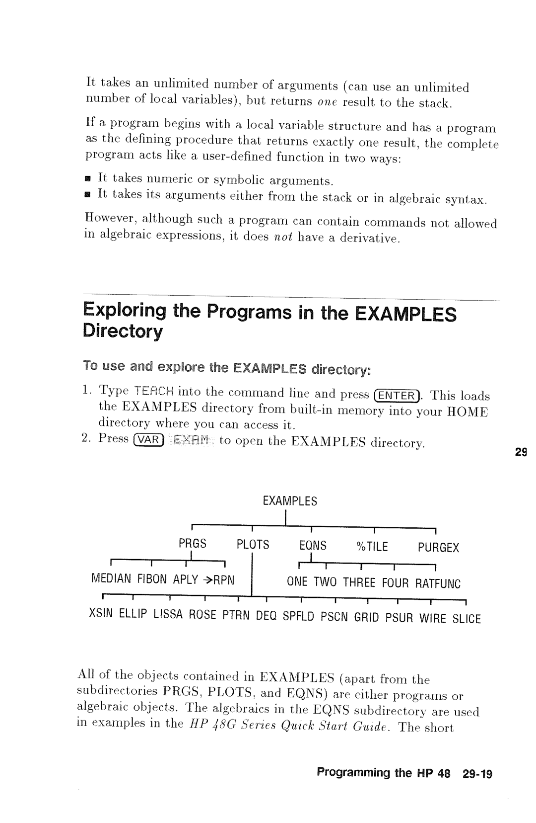 HP 48gx Graphing manual 