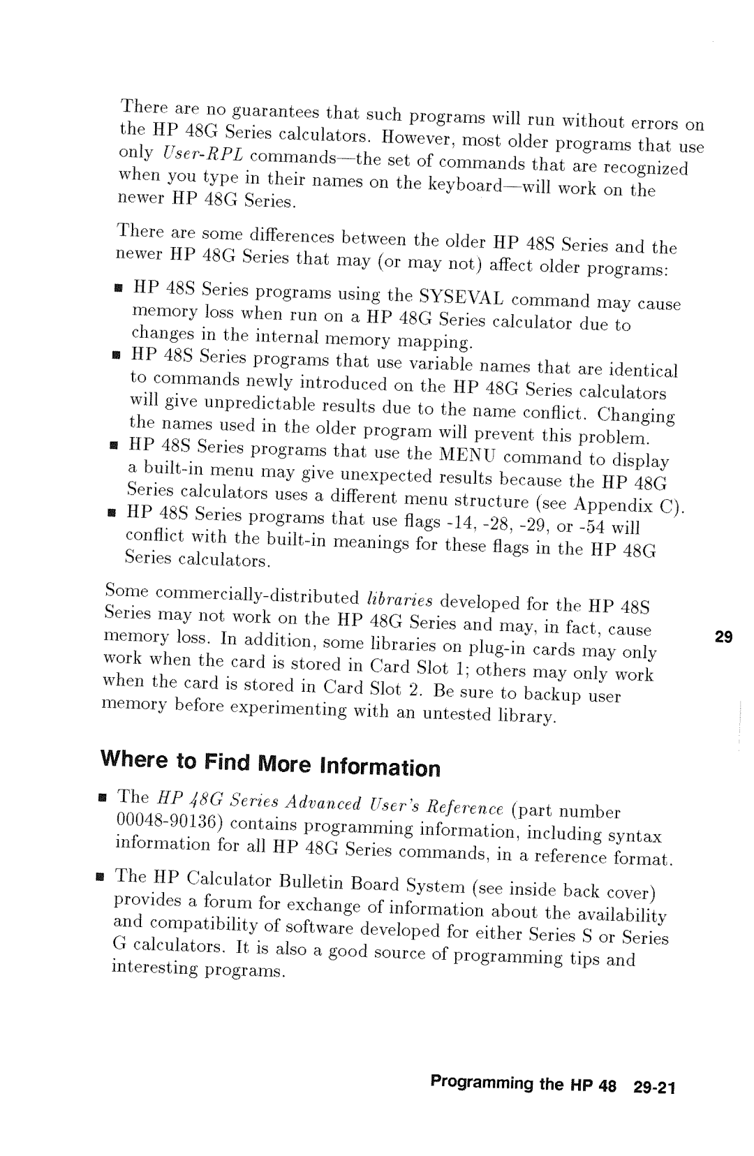 HP 48gx Graphing manual 