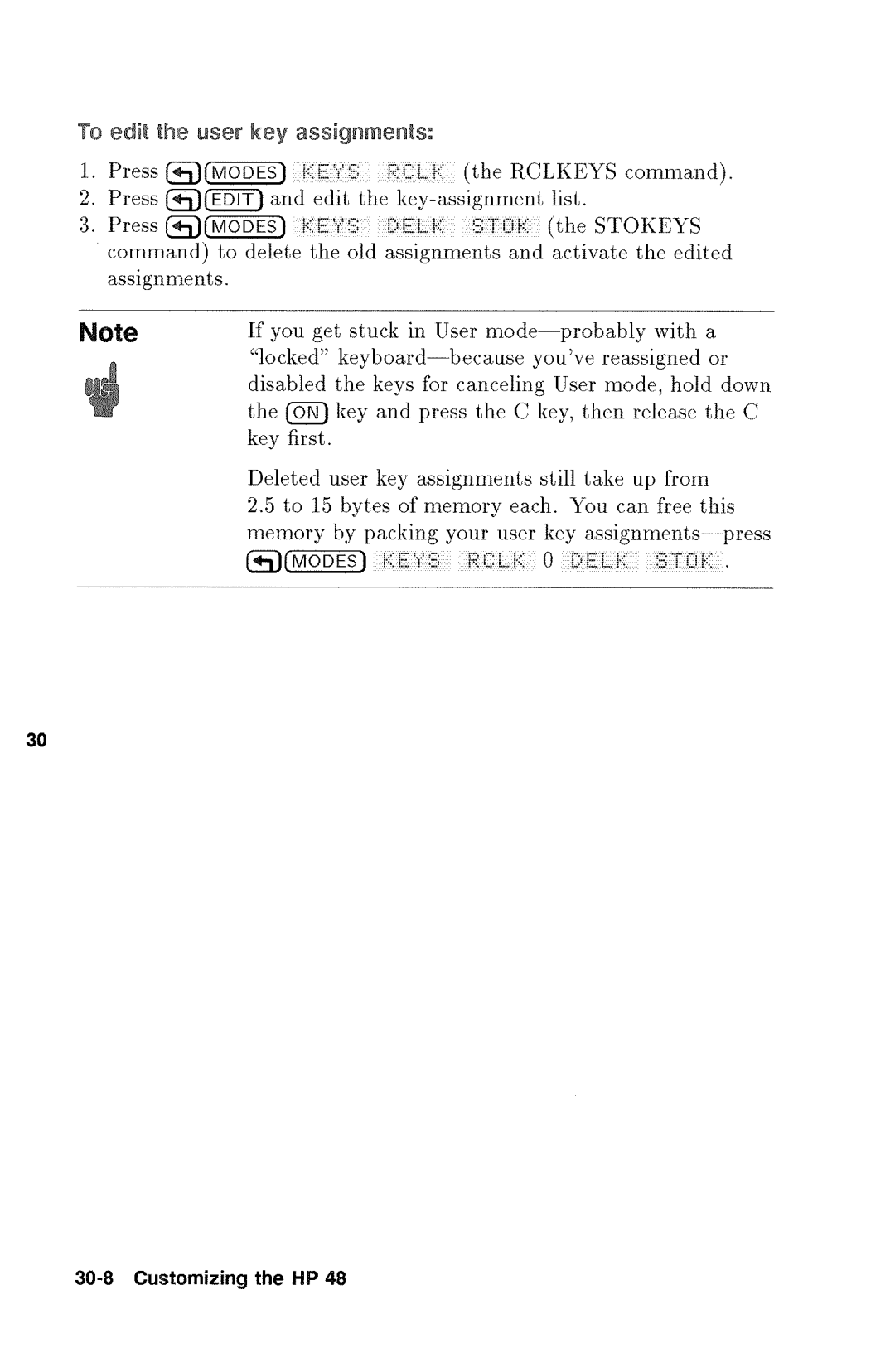 HP 48gx Graphing manual 