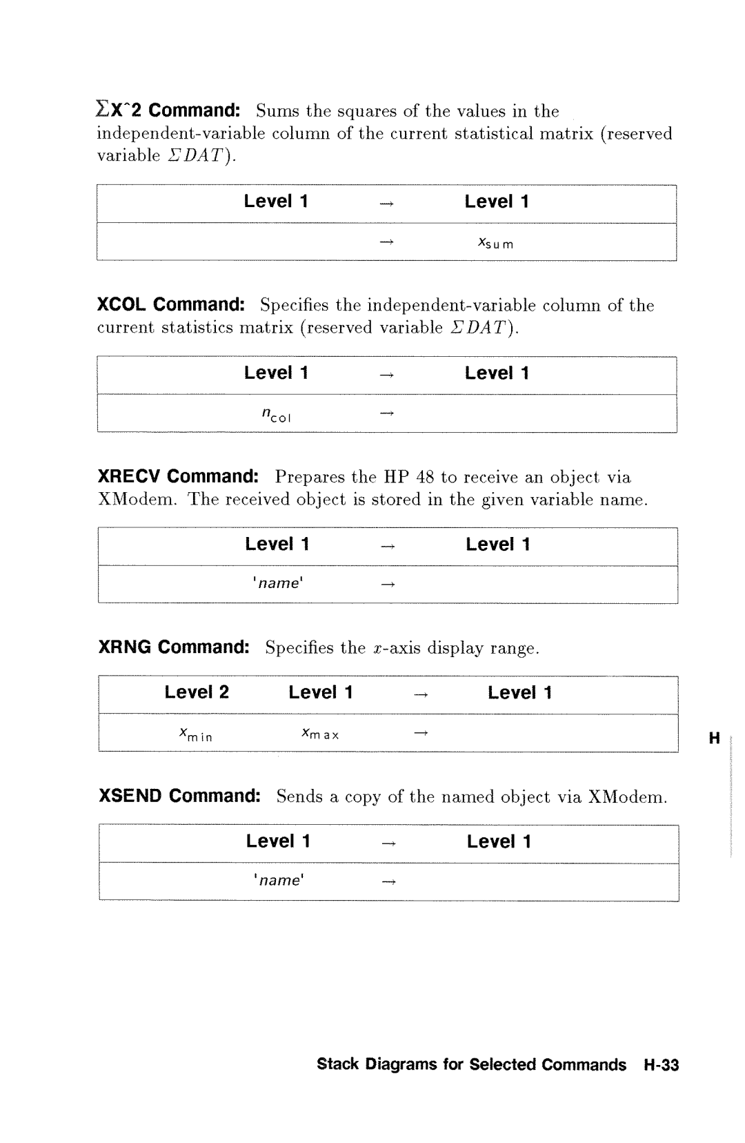 HP 48gx Graphing manual 