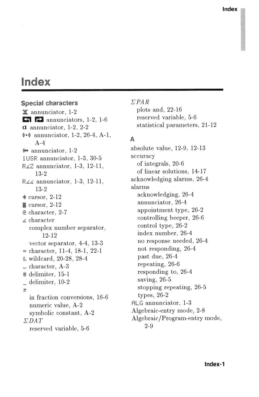 HP 48gx Graphing manual 