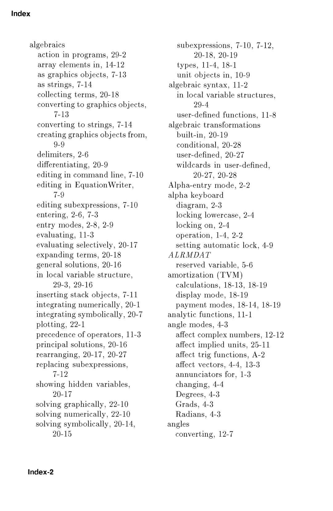 HP 48gx Graphing manual 