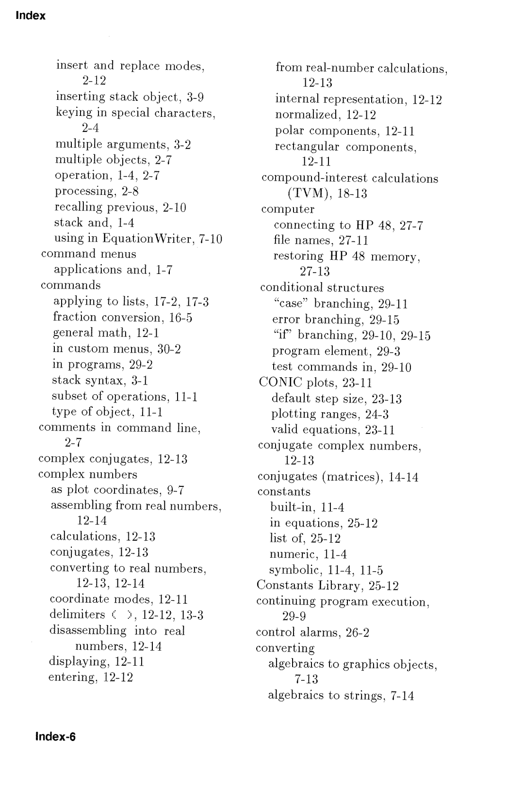 HP 48gx Graphing manual 