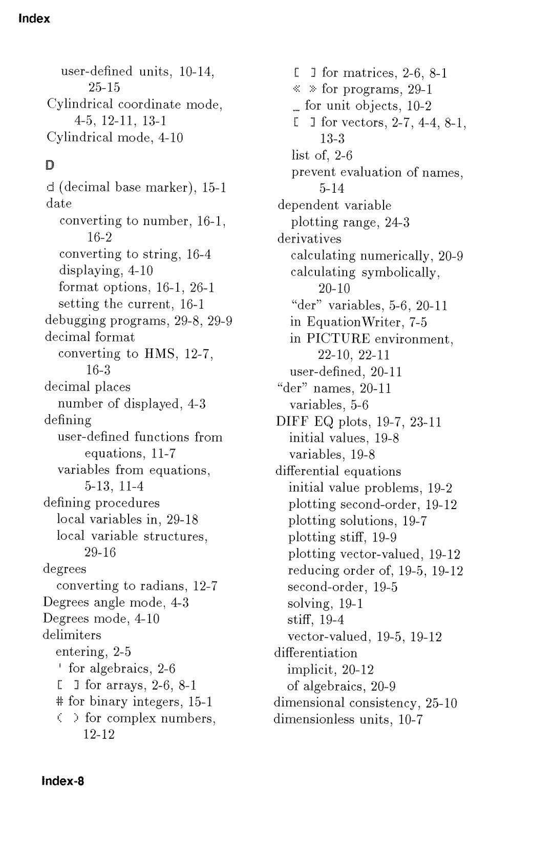 HP 48gx Graphing manual 