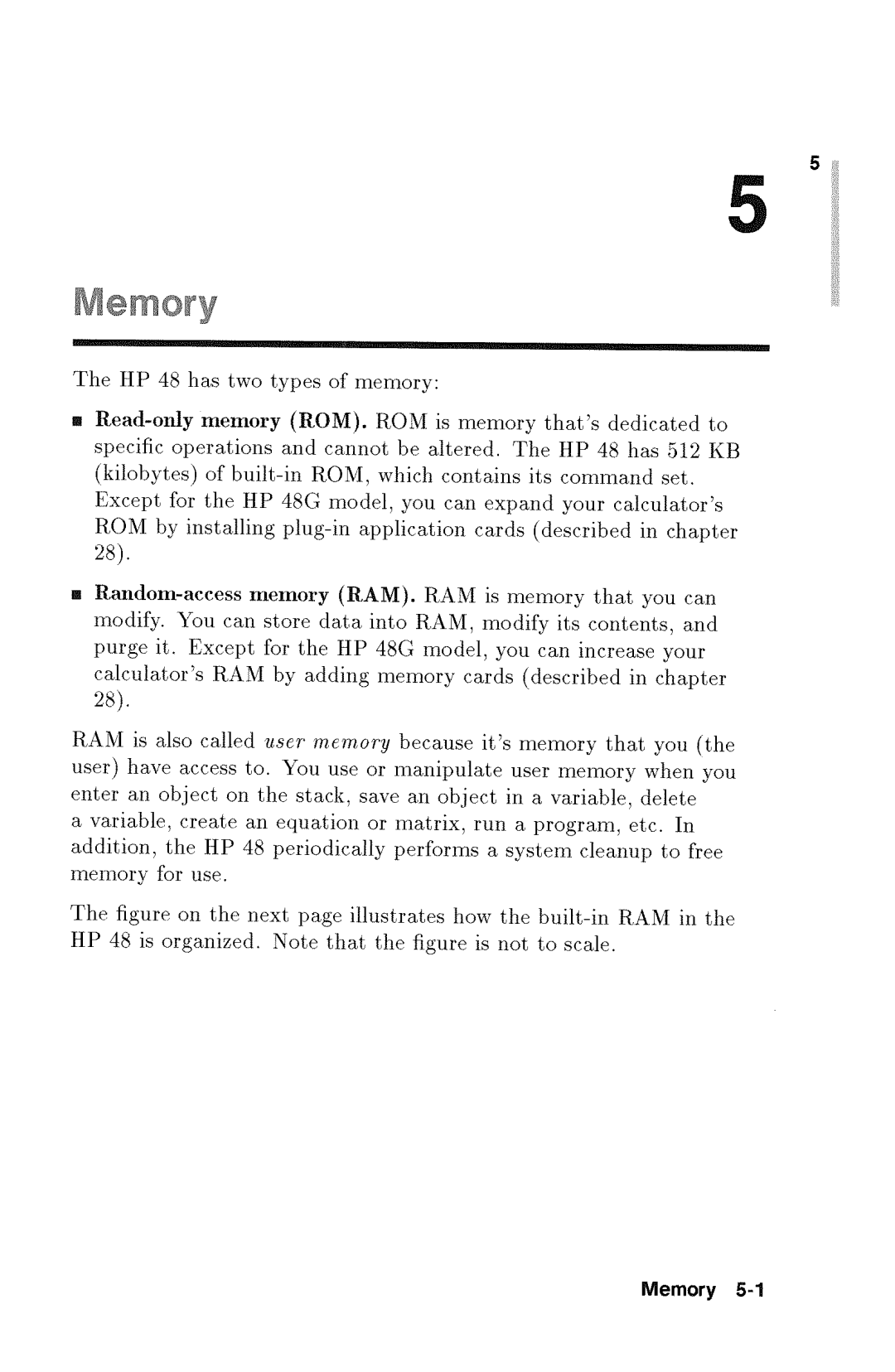 HP 48gx Graphing manual 