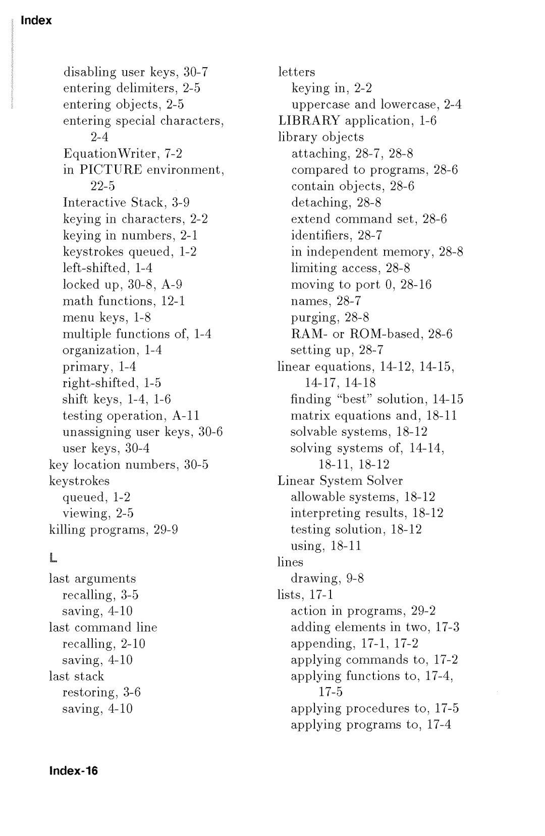 HP 48gx Graphing manual 