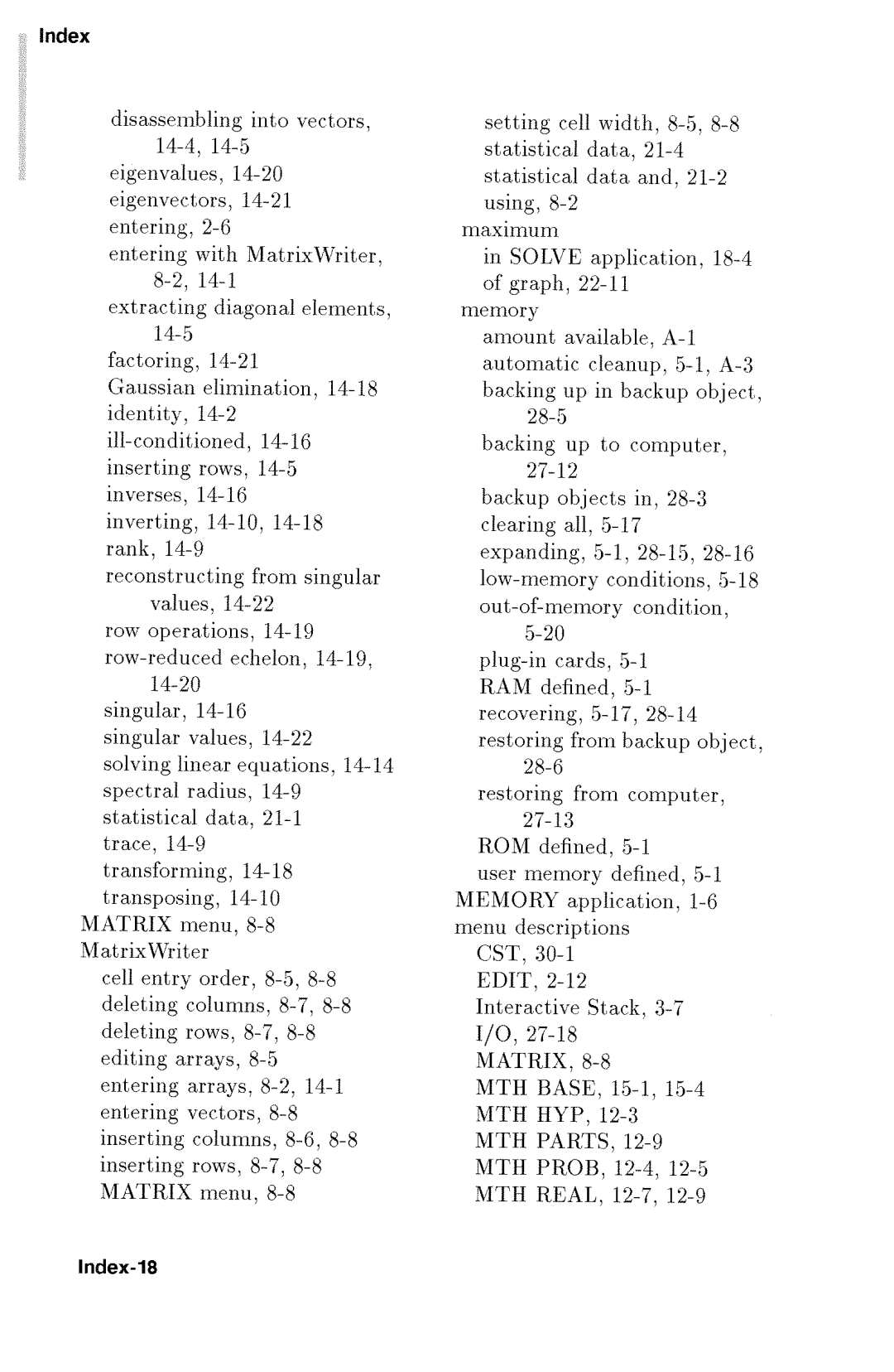 HP 48gx Graphing manual 