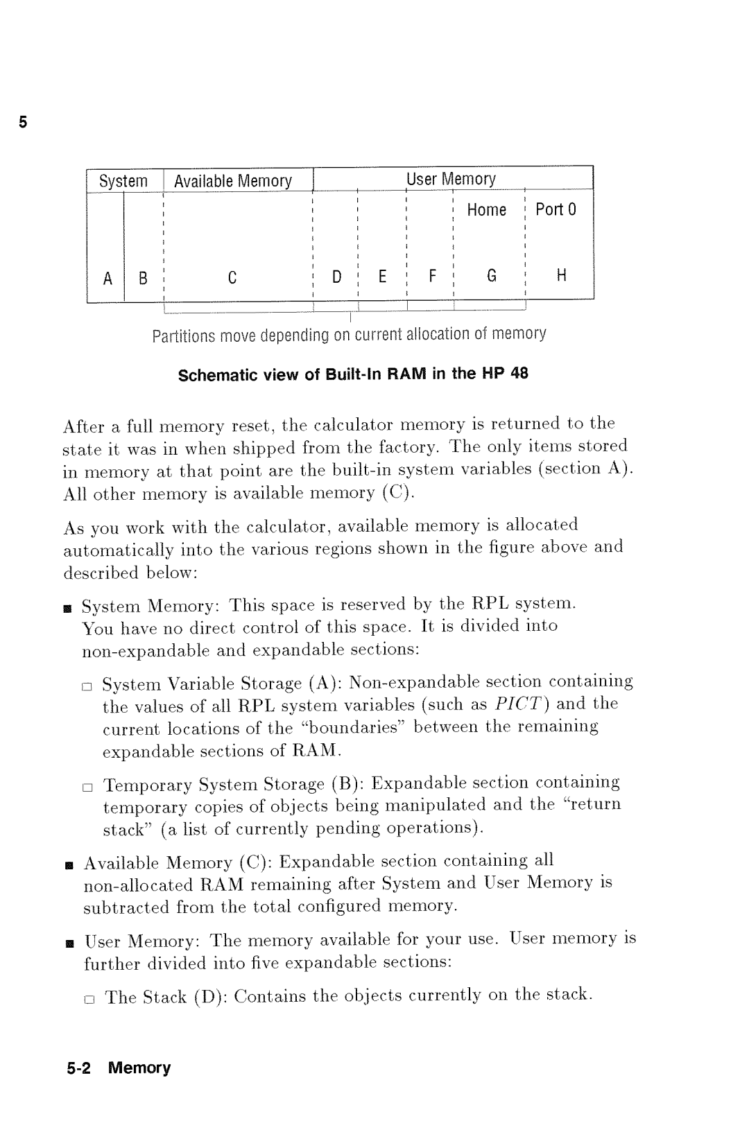 HP 48gx Graphing manual 