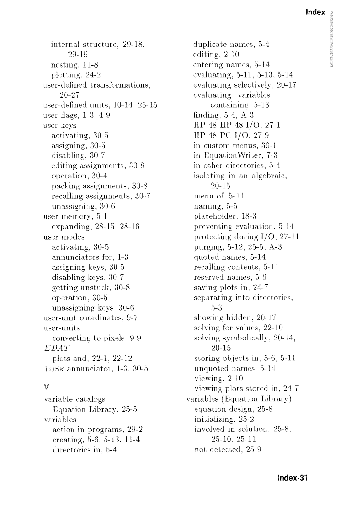 HP 48gx Graphing manual 