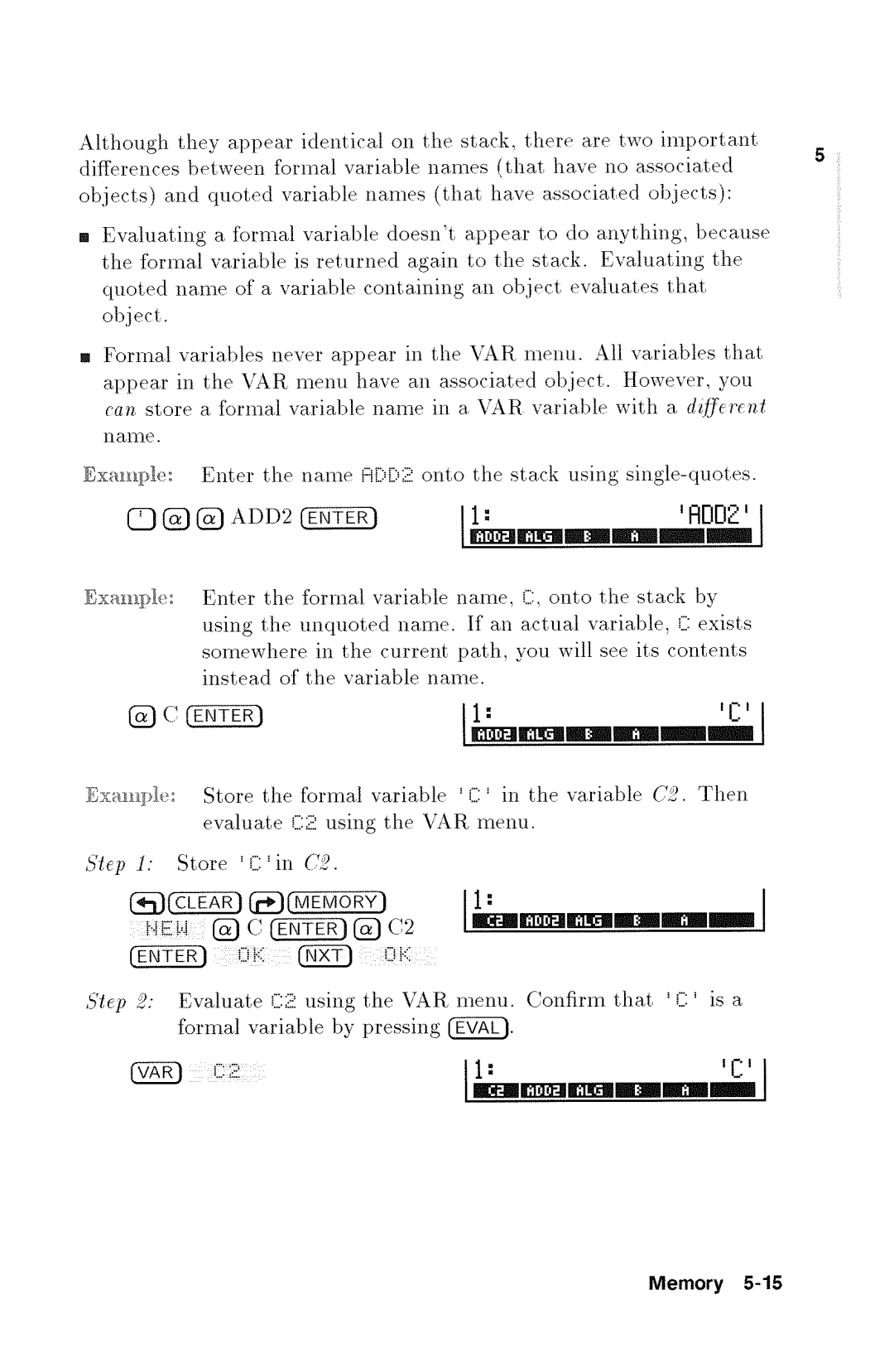 HP 48gx Graphing manual 