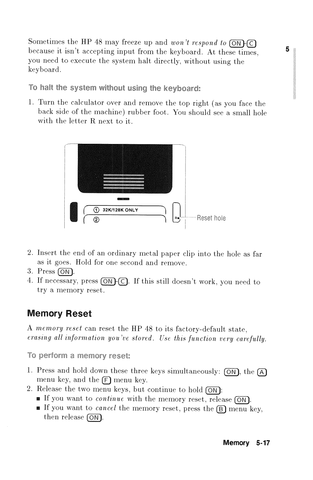 HP 48gx Graphing manual 