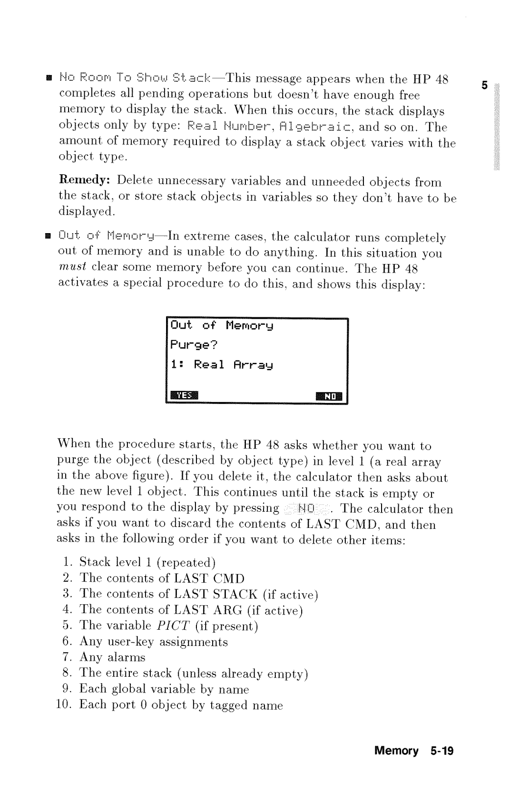 HP 48gx Graphing manual 