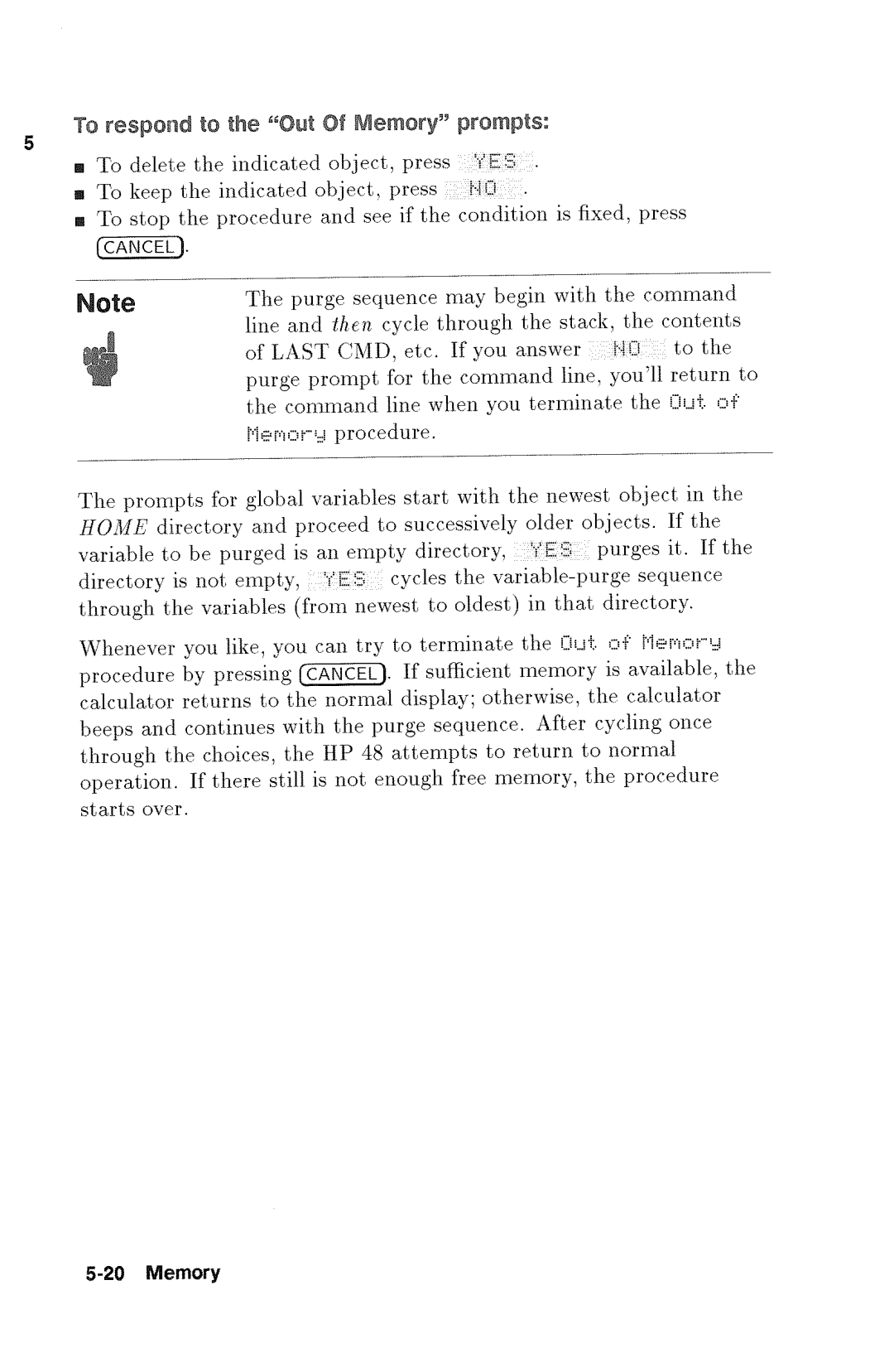 HP 48gx Graphing manual 