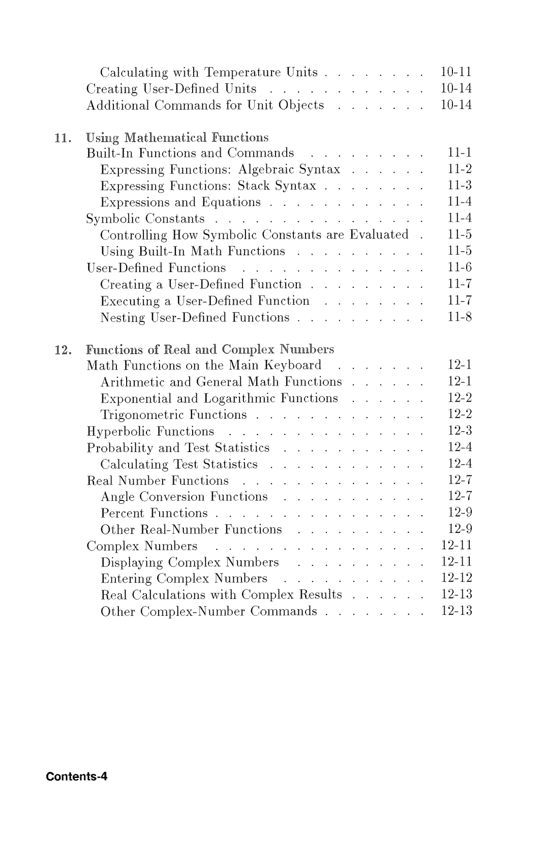 HP 48gx Graphing manual 