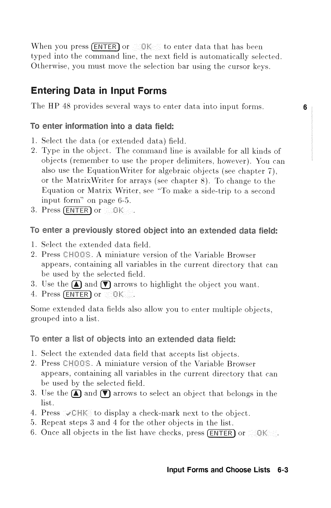 HP 48gx Graphing manual 