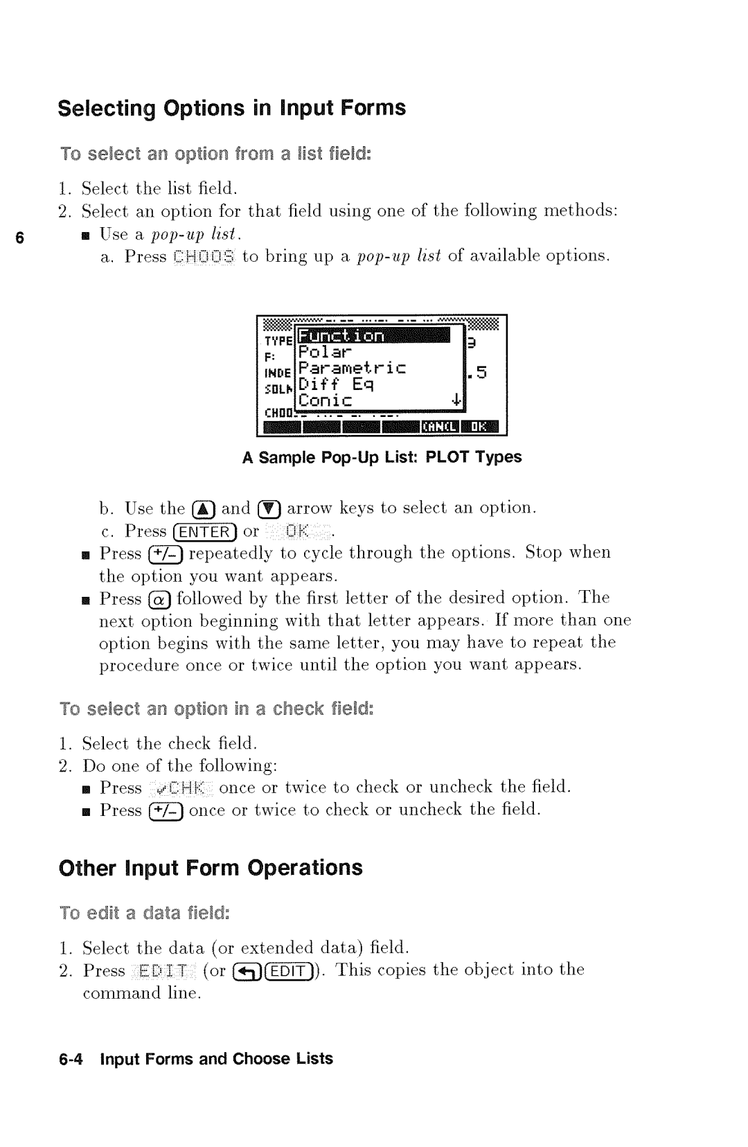 HP 48gx Graphing manual 