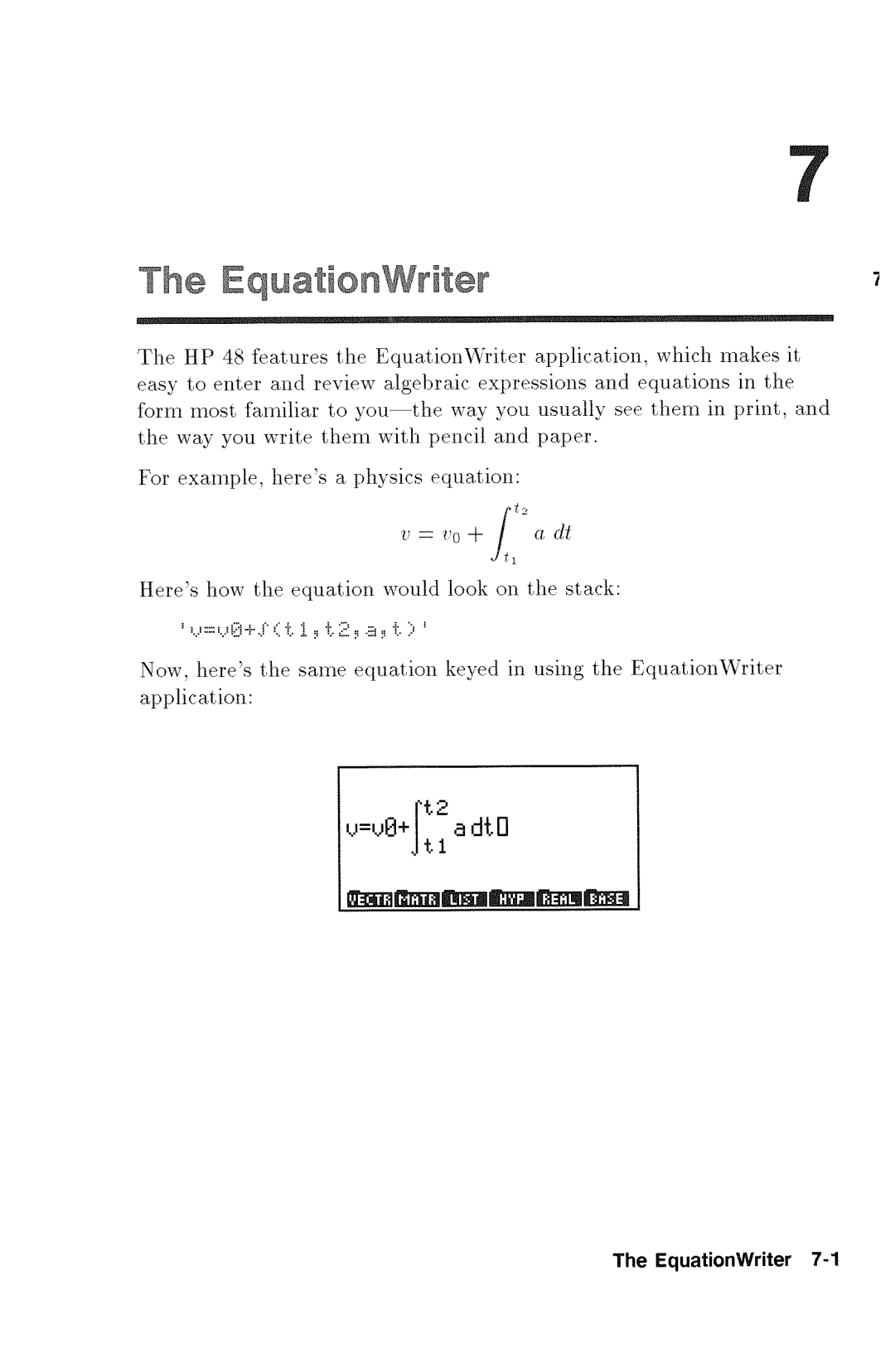 HP 48gx Graphing manual 