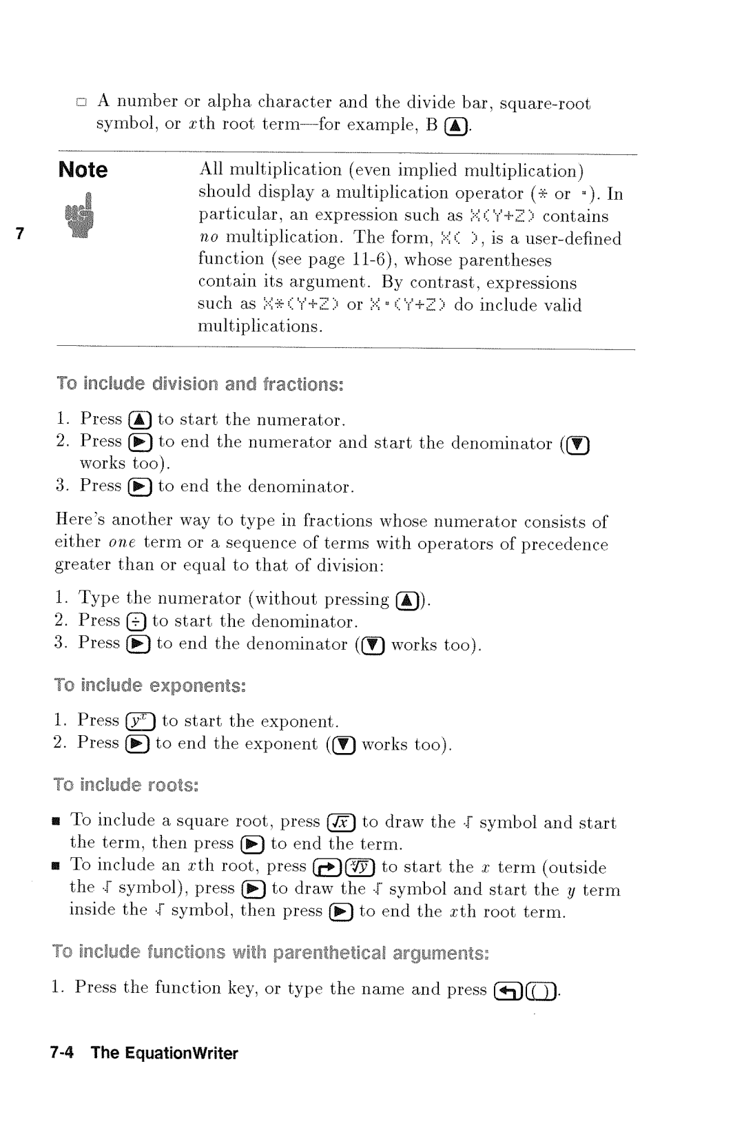 HP 48gx Graphing manual 