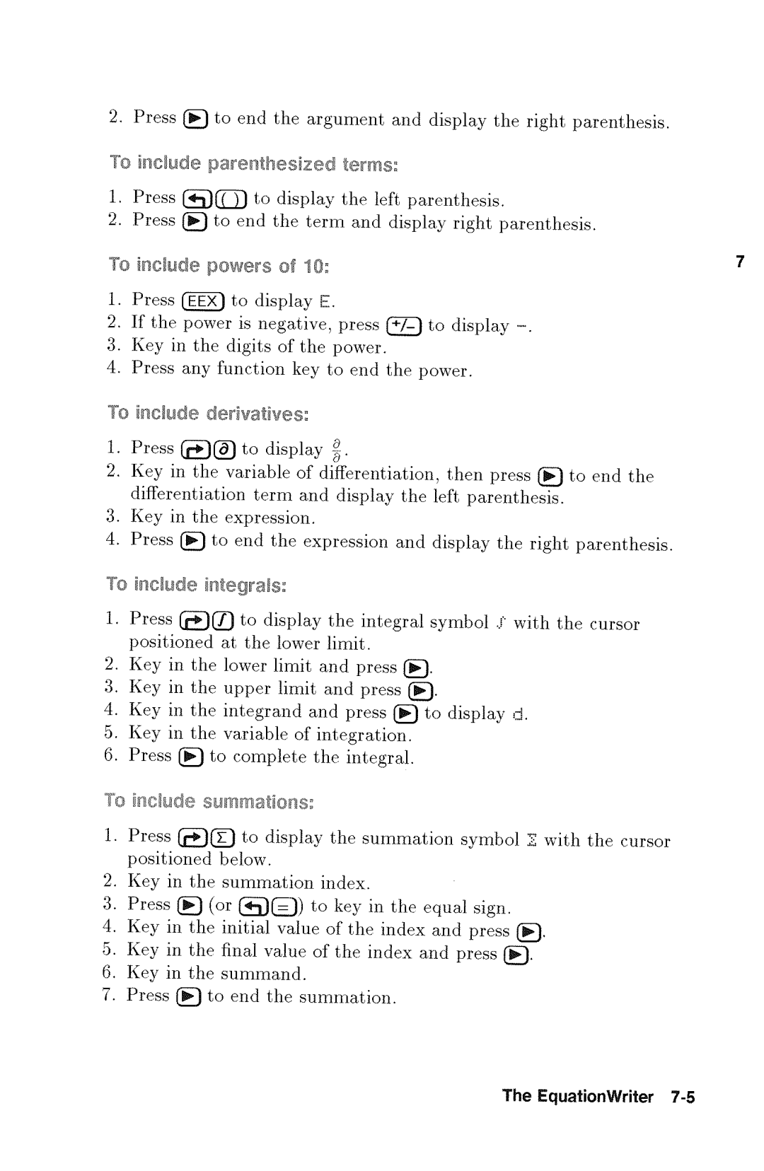 HP 48gx Graphing manual 