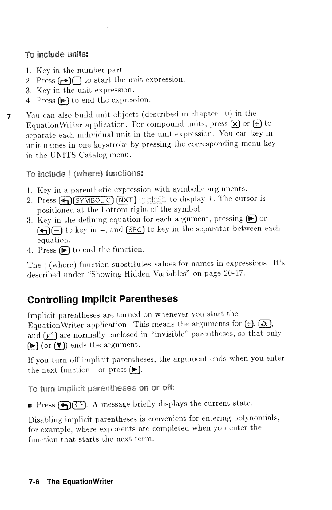 HP 48gx Graphing manual 