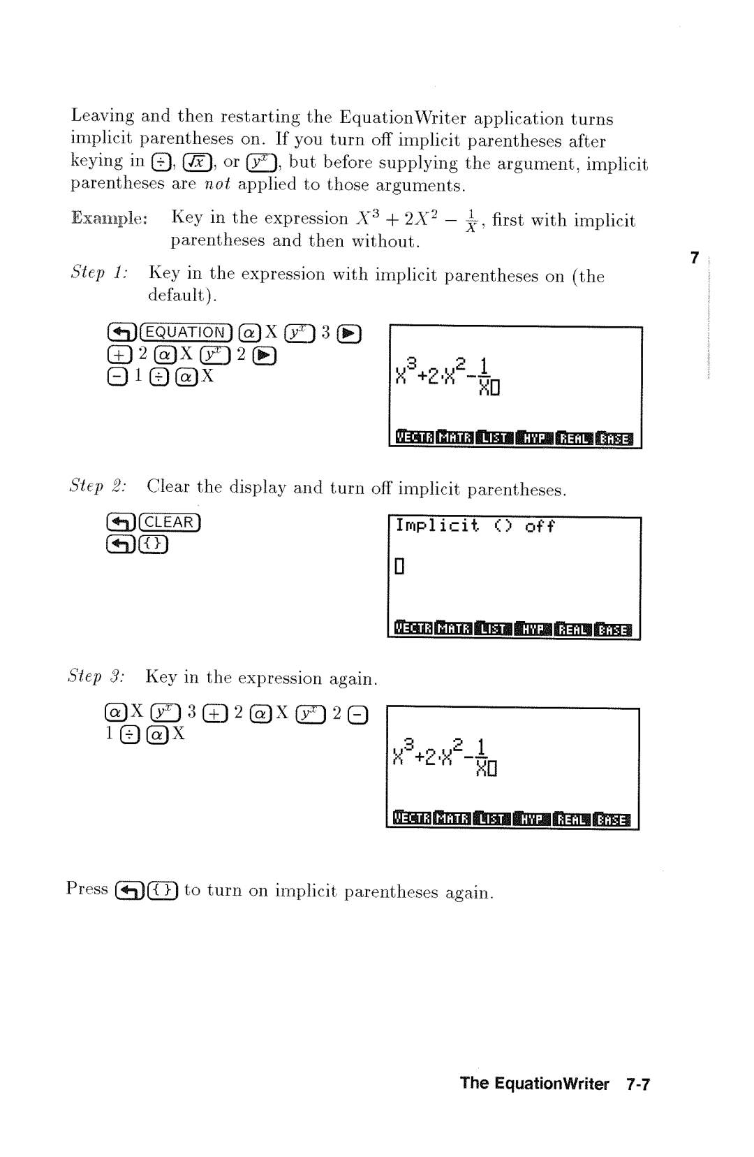 HP 48gx Graphing manual 