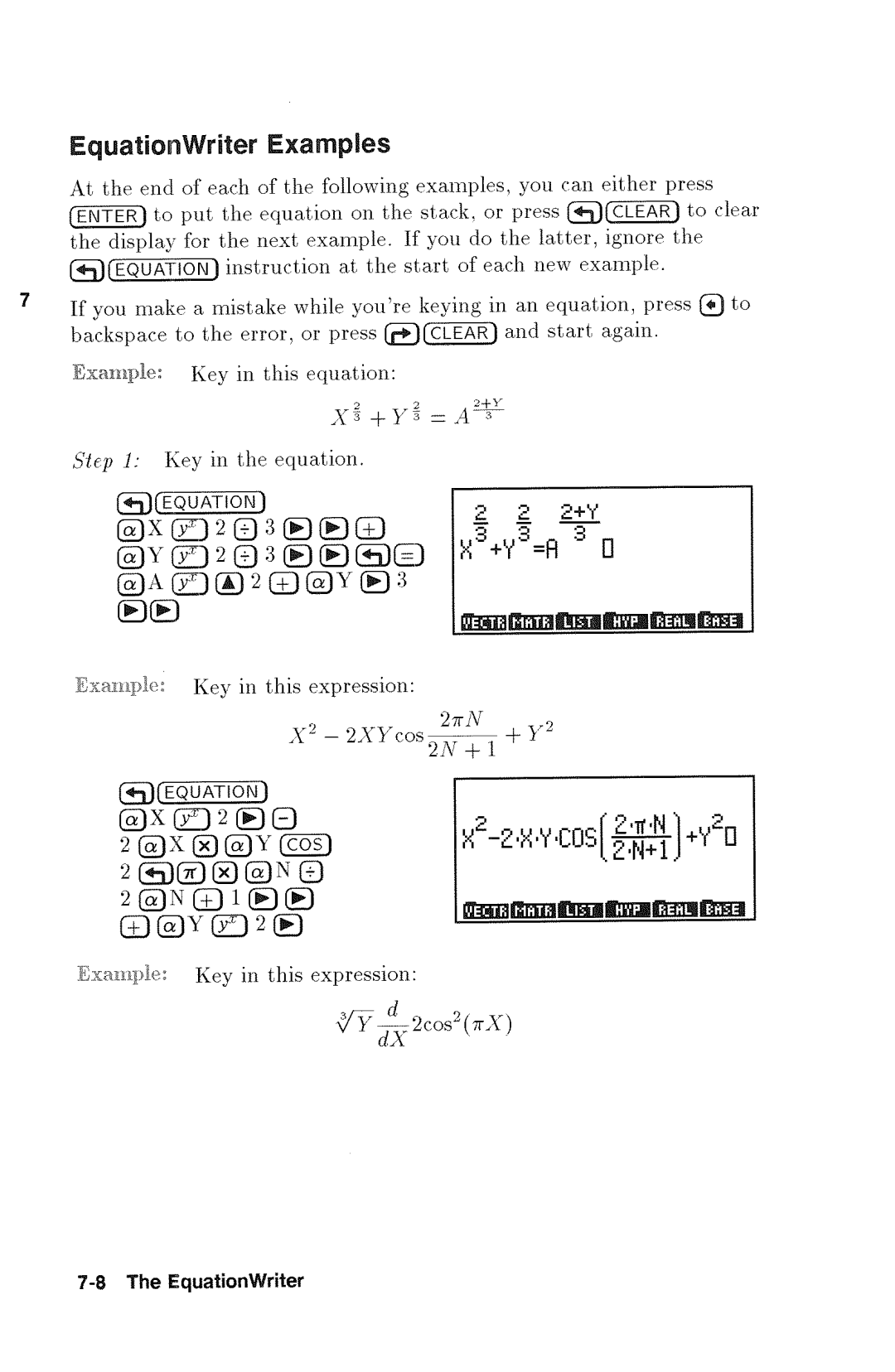 HP 48gx Graphing manual 