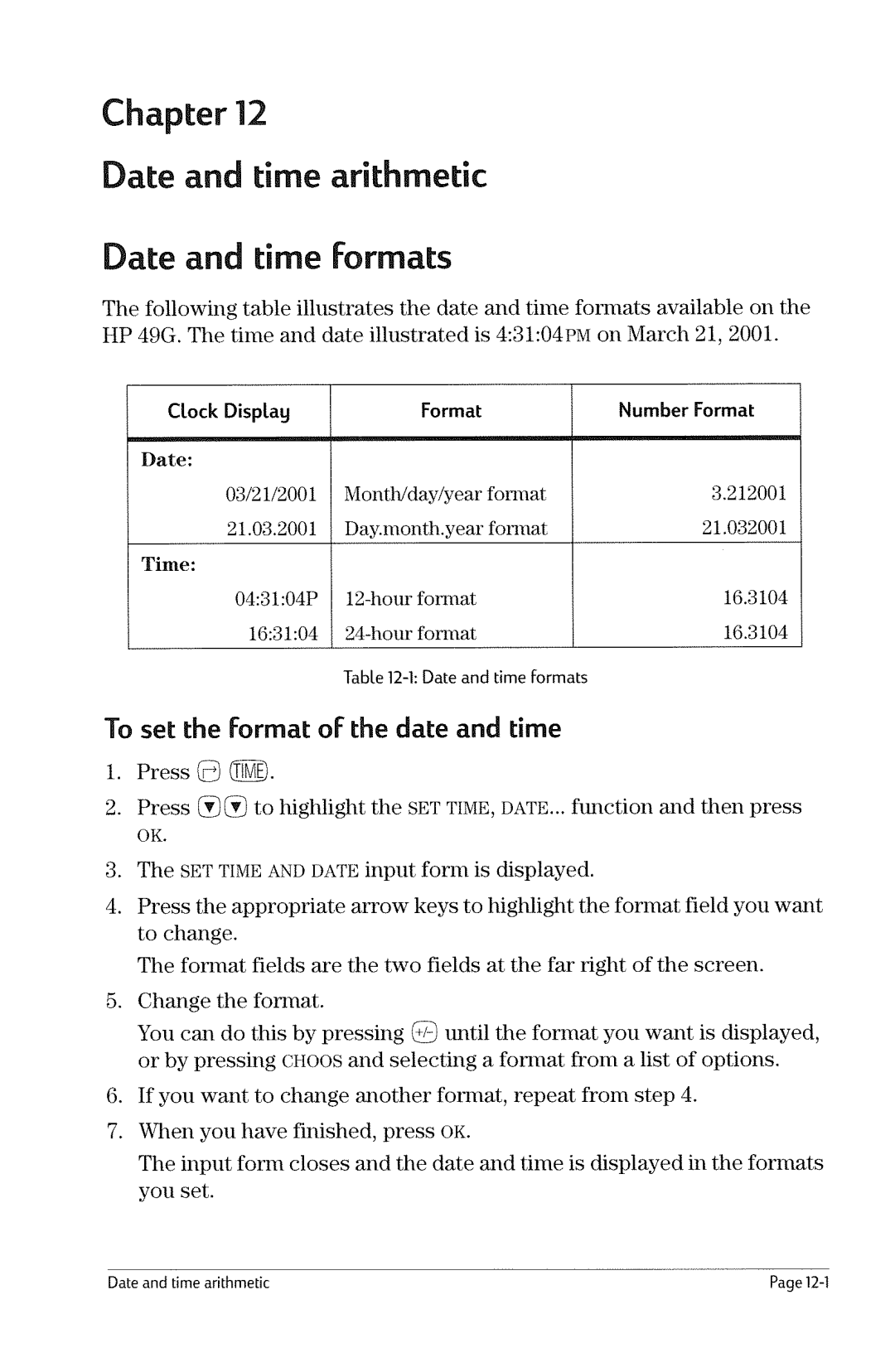 HP 49g Graphing manual 