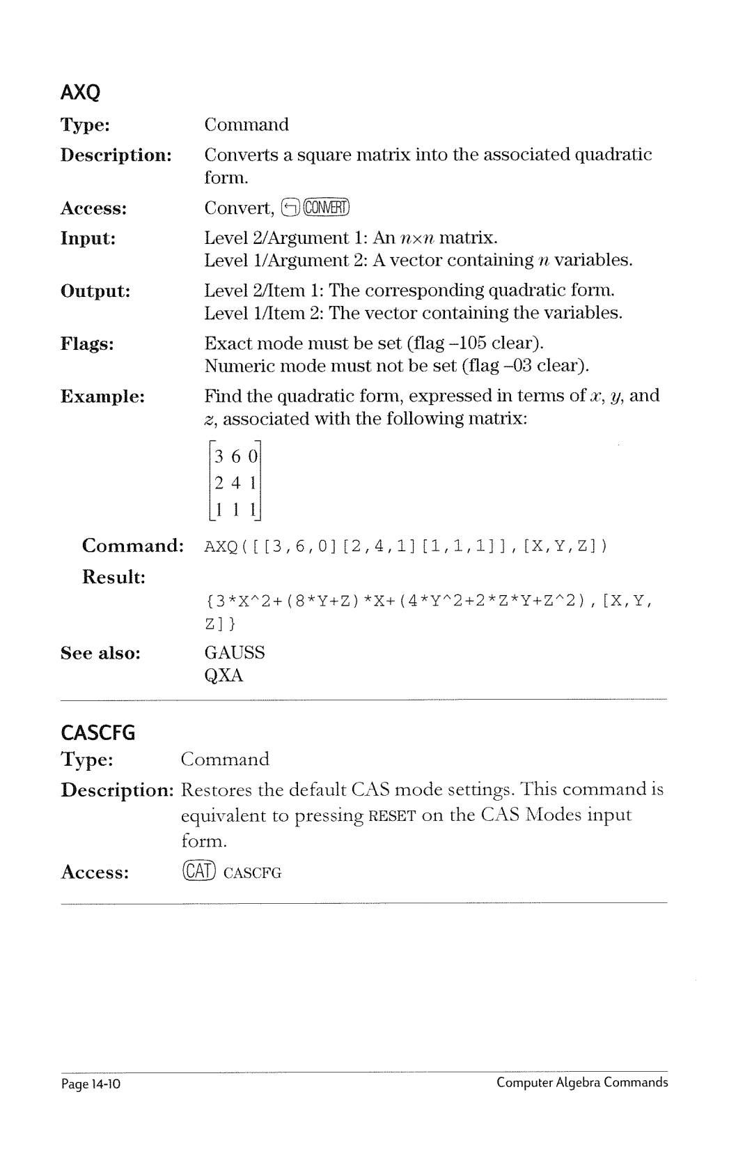 HP 49g Graphing manual 